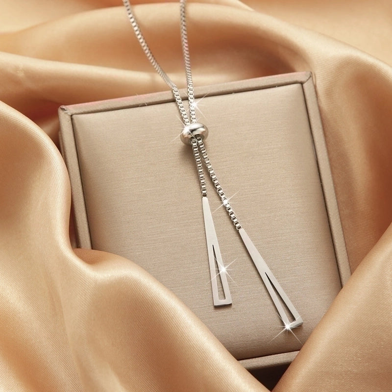 2 Pieces Titanium Steel Vintage Style Tassel Plating Doll Constellation Crown Pendant Necklace