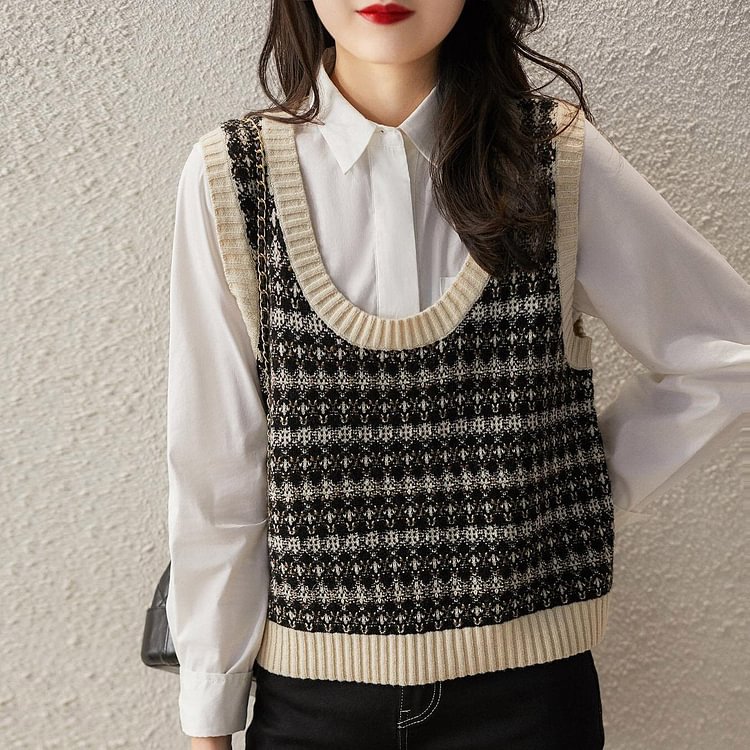 Flower Shift Abstract Casual Sweater