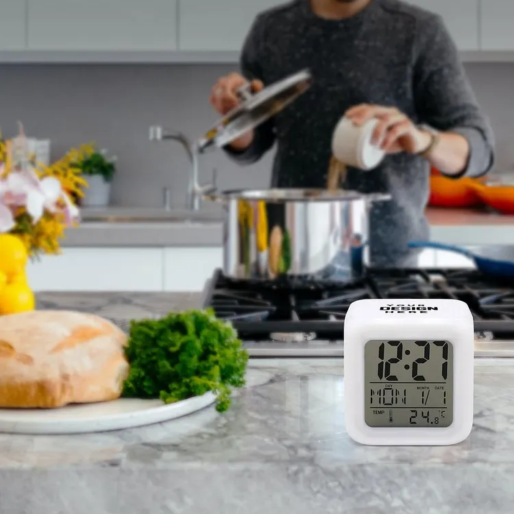 Personalized Color Change Alarm Clock