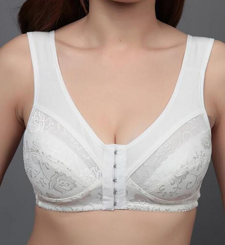 Women Sexy Front Closure Women Bra Comfortable Backless Bra Ladies Breathable Brassiere Plus Size Bras