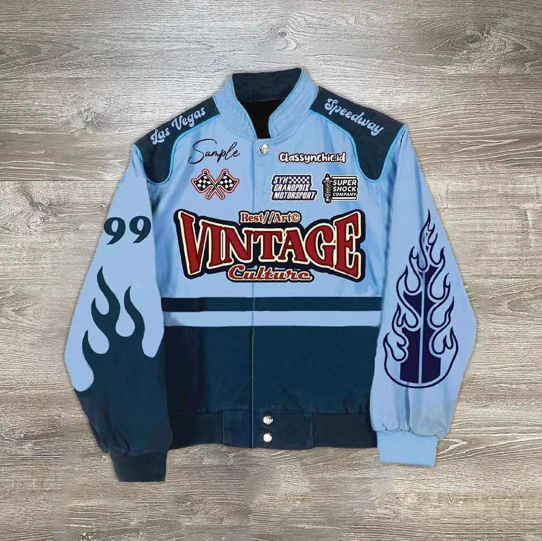 Racing classic car casual street sports jacket