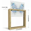 Diamond Painting Special Shaped Drill White Butterfly With Frame(8.46x8.46inch)