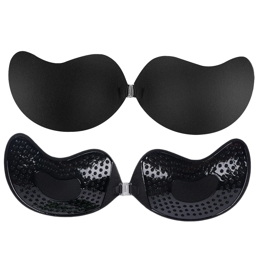 Elinlin Mango Invisible Push Up Bra Reusable Silicone Strapless Chest Stickers Women Self Adhesive Pasty Bras Nipple Cover Lingerie Pad