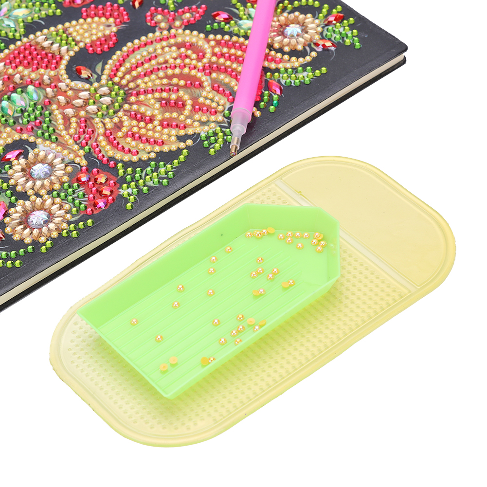 

Point Drill Tray Anti-slip Mat for 5D Diamond Painting DIY Tools (Yellow), 501 Original