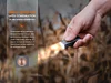 Fenix ​​Phoenix E03R V2.0 Keychain Small Flashlight Emergency EDC Strong Light Rechargeable Mini Flashlight