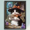 Astrology Kitten-11CT Stamped Cross Stitch 40*55cm/15.75*21.65in