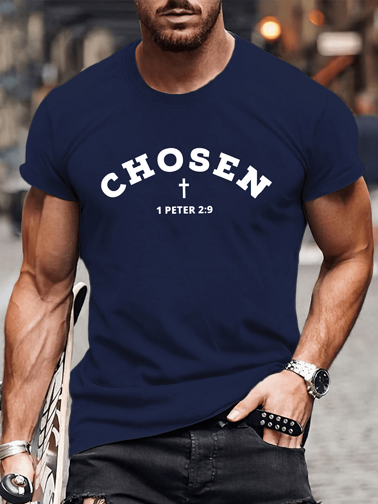 Chosen 1 Peter 2:9 Men's T-shirt