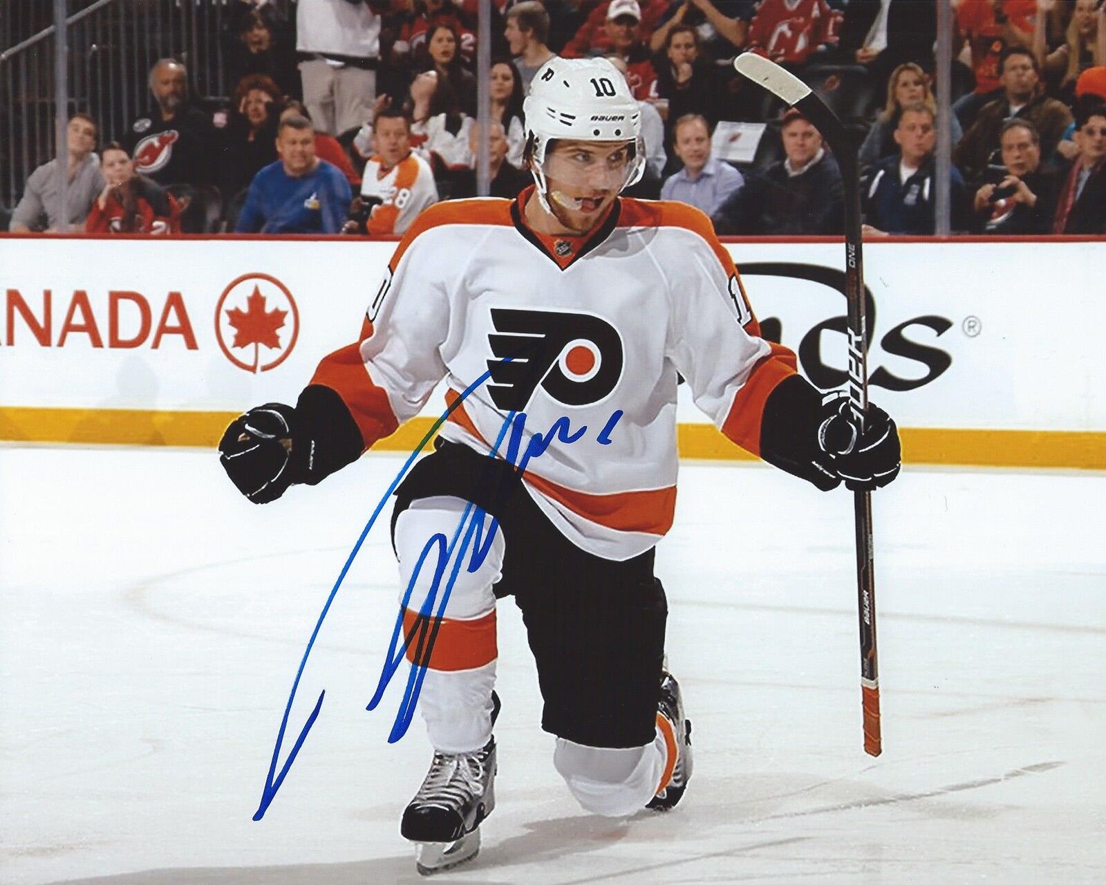 Brayden Schenn Signed 8x10 Photo Poster painting Philadelphia Flyers Autographed COA B