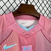 2025/2026 Kids Size Barcelona Special Edition Pink Football Shirt 1:1 Thai Quality