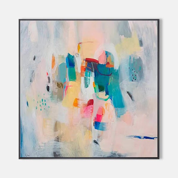 Arabelart AR200 Abstract Painting | Framed Canvas Art | Hand-Painted Masterpiece
