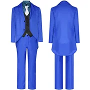 [Wetrose] Joker Cosplay Costume Blue Suit Suicide Isekai Anime Full Set Halloween