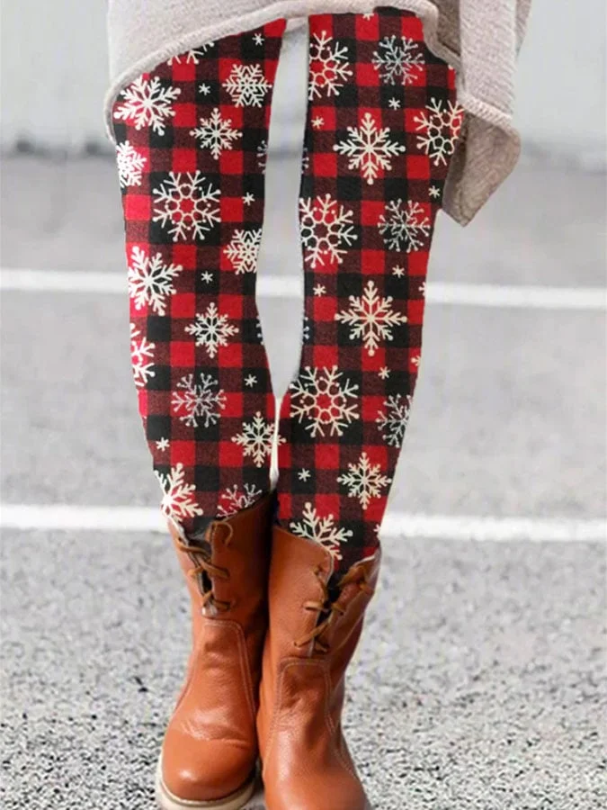 Christmas Print Leggings