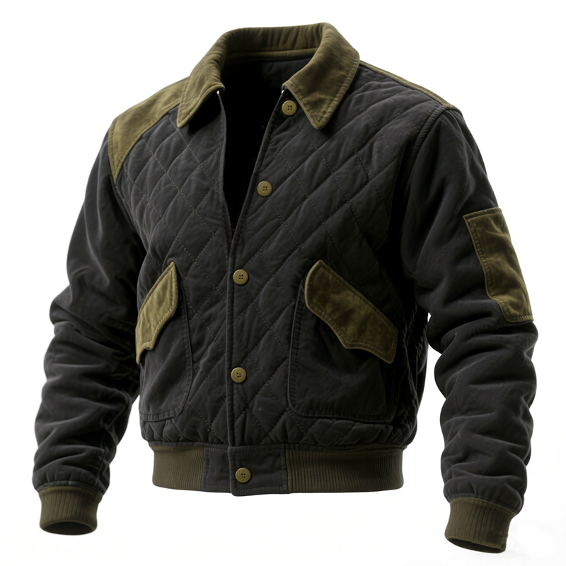 Quilted Bomber Jacket - Stylish And Warm For Everyday Wear