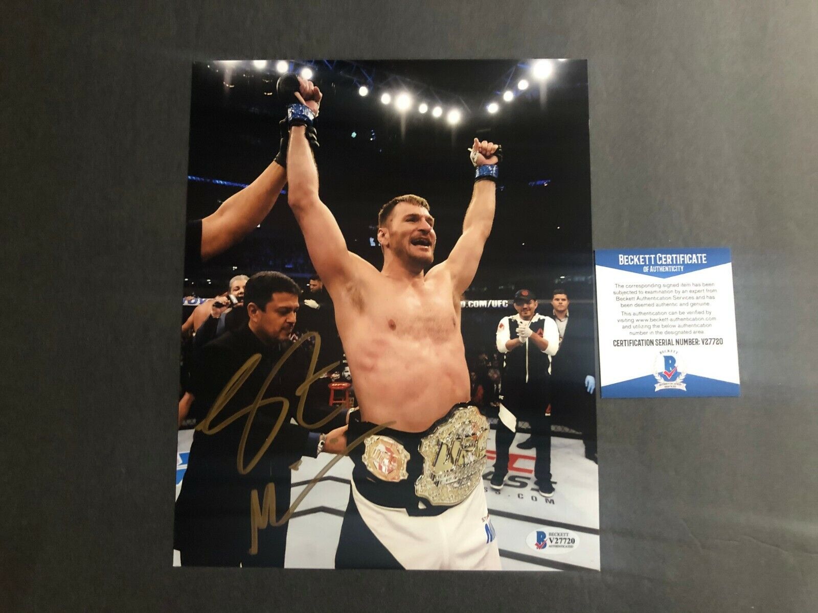 Stipe Miotic Hot! signed autographed MMA UFC 8x10 Photo Poster painting Beckett BAS coa