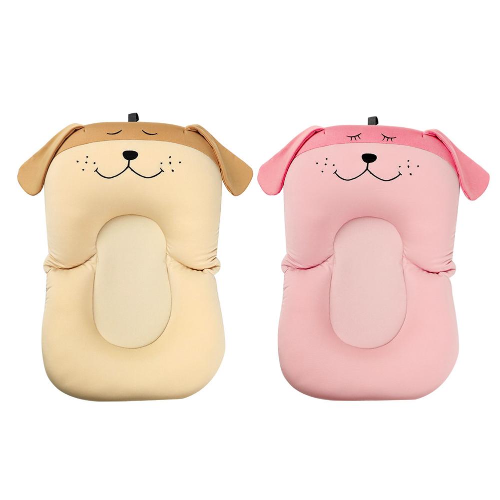 

Newborn Baby Cartoon Dog Shower Portable Air Cushion Non-Slip Bathtub Mat, Light brown, 501 Original