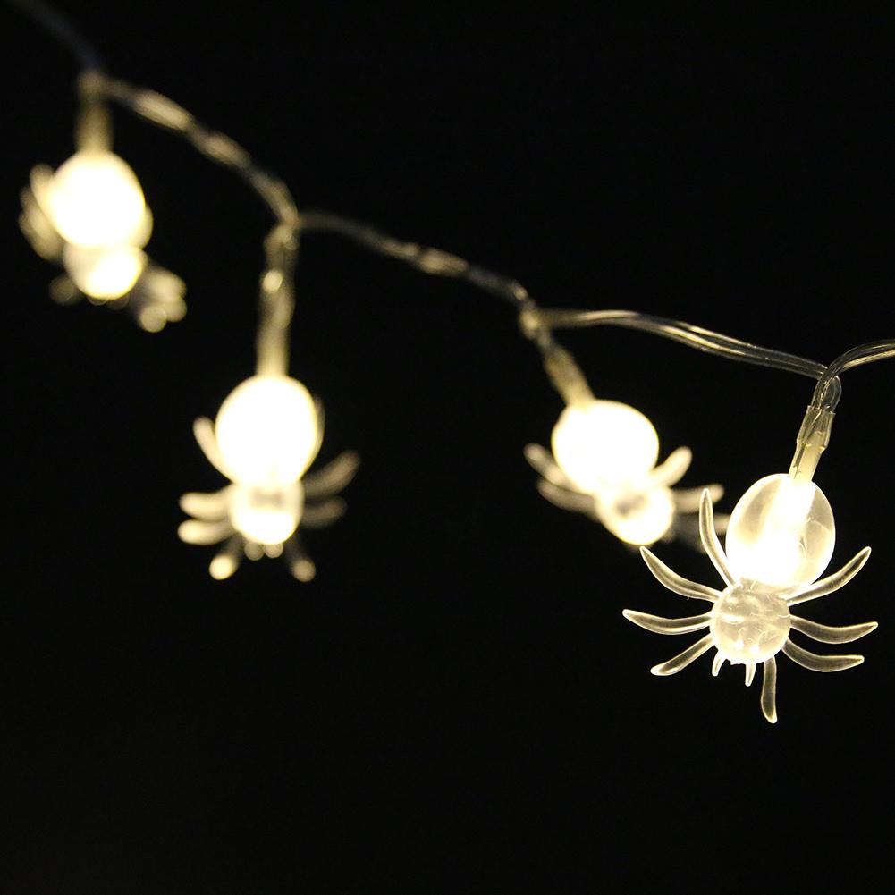 

Spider Halloween 20Pcs LED-Curtain String Night Light, 501 Original