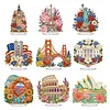 Landscape DIY Diamond Painting Acrylic Ornament Special Shaped Diamond Art Craft Kit for Home Decor