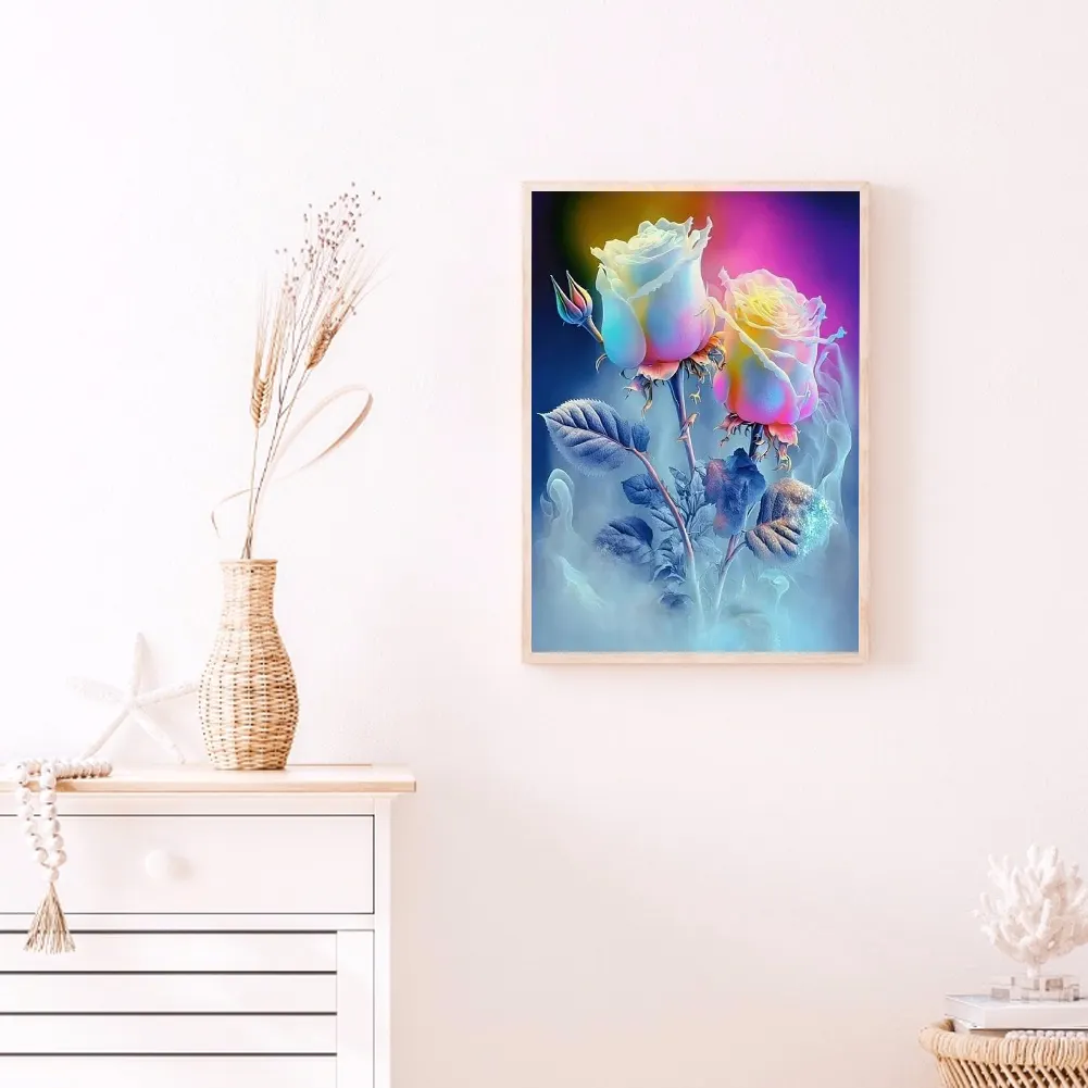 Diamond Painting - Full Round Drill - Flower(30*40cm)