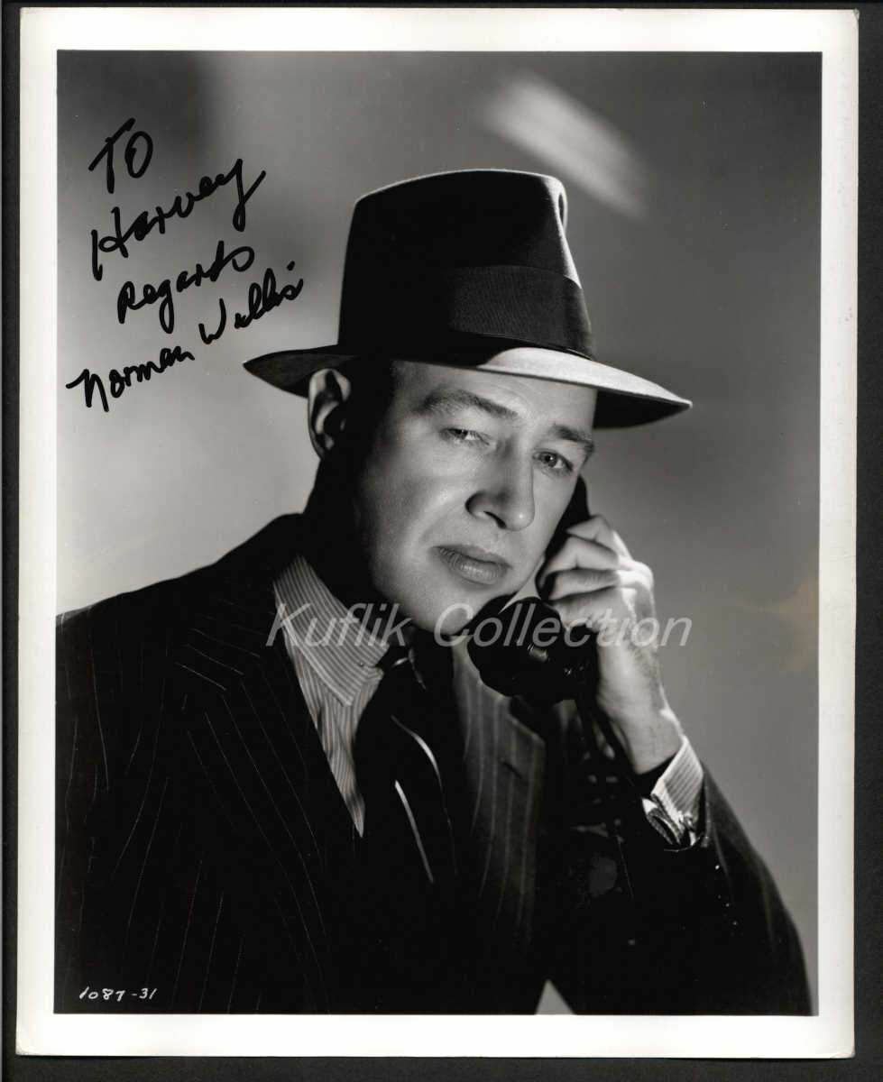 Norman Willis - Signed Vintage Celebrity Autograph Photo Poster painting