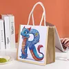 Diamond Painting Dinosaur Handmade Top-handle Handbag