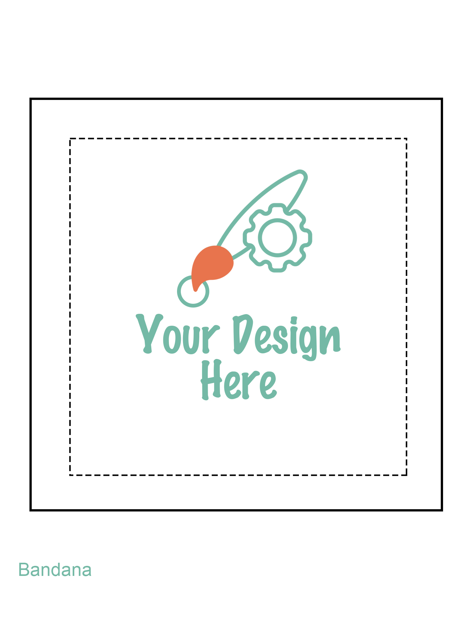Customized 100% Cotton Bandana
