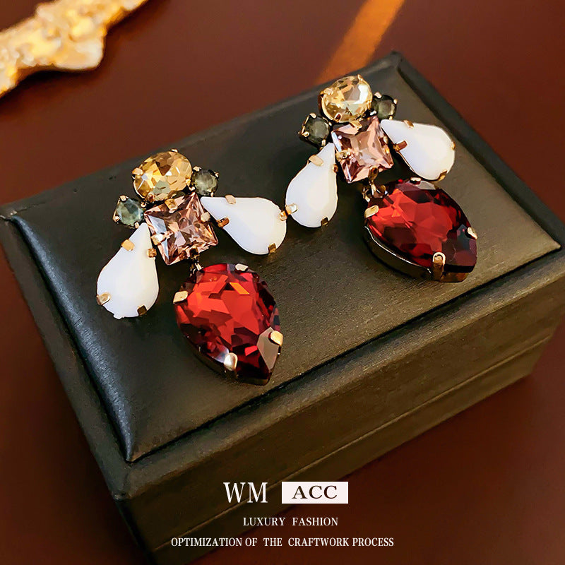 Medieval Bee Chinese Zodiac Animal Alloy Electroplating Earrings