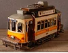 Tram Models Crafts Decoration,Tinplate Car Photography Props,Simple Home Perfect Retro Adornment