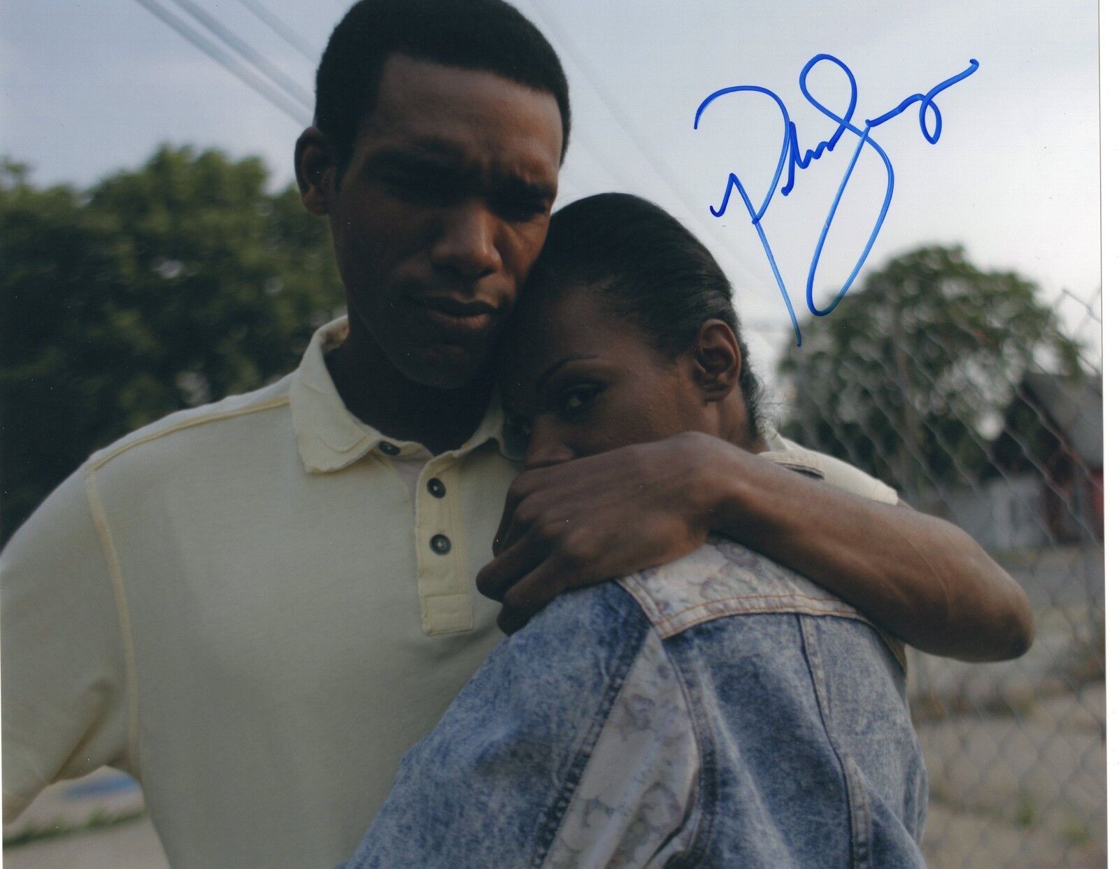 Parker Sawyers signed Southside with You 8x10 Photo Poster painting w/COA Barack Obama #3