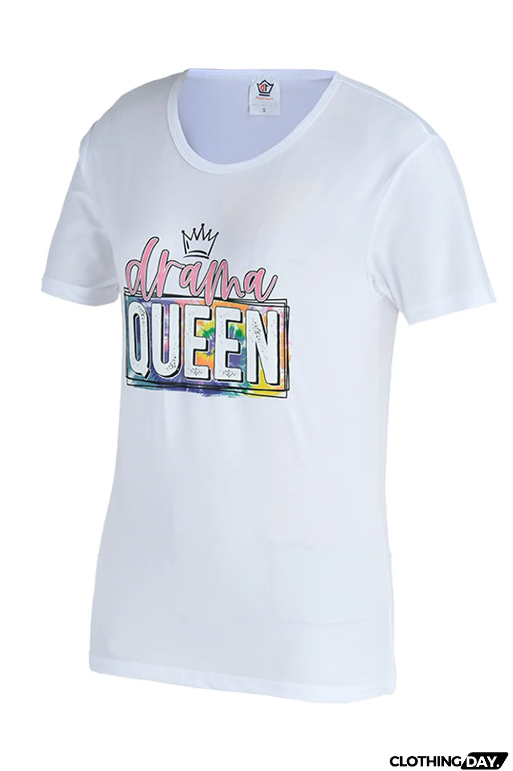 Orange Fashion Casual Letter Print Basic O Neck T-Shirts