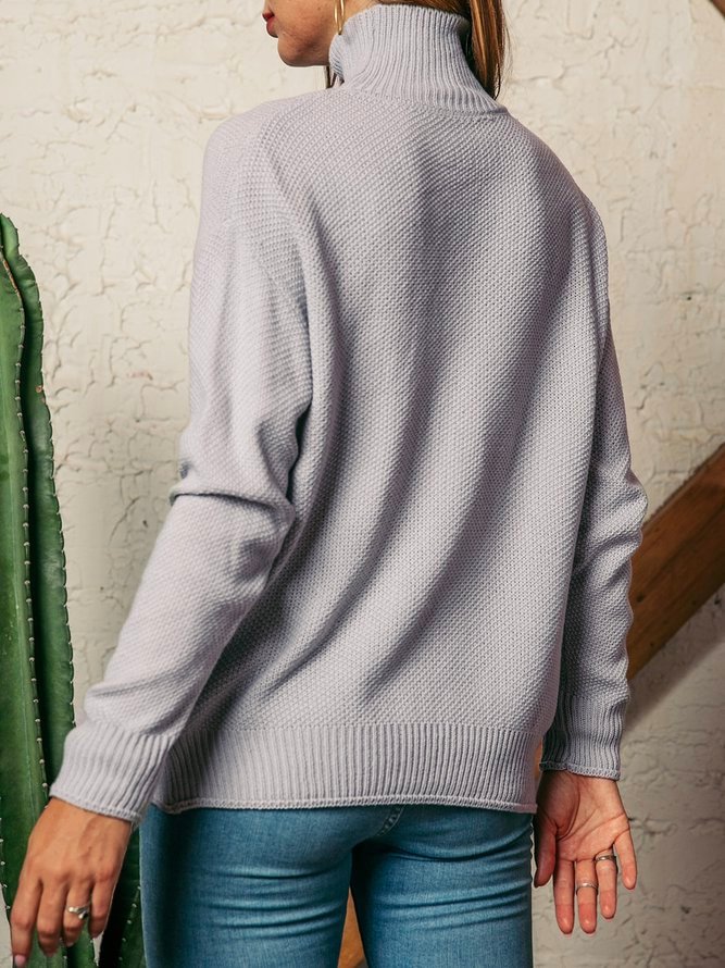 Turtleneck Long Sleeve Sweater