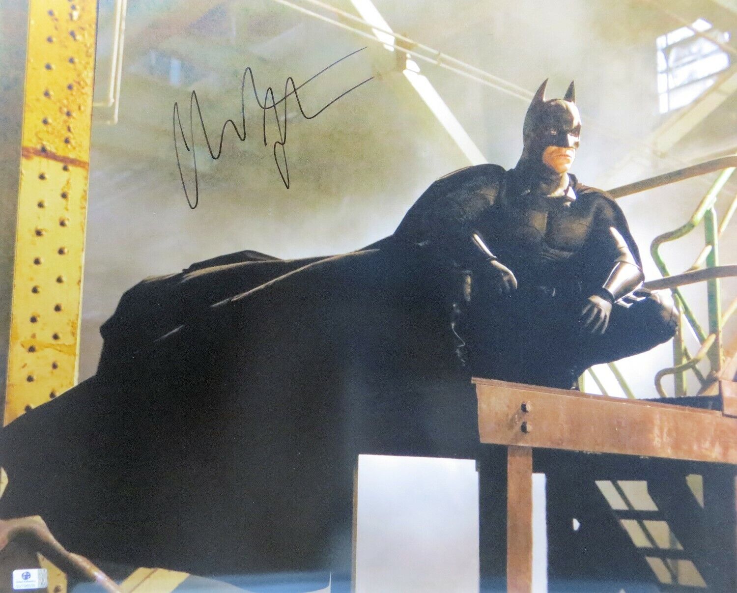 Christian Bale Signed Autographed 16X20 Photo Poster painting The Dark Knight Batman GV796509