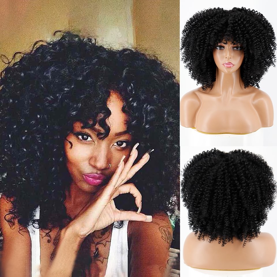 Short Bob Black Red Blonde Hip Hop Wigs US Mall Lifes