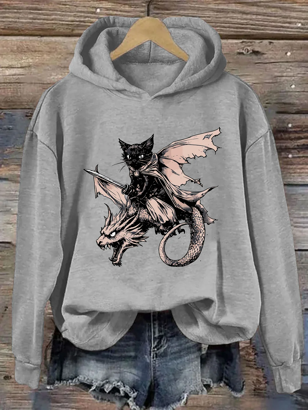 Funny Cat Dragon Hoodie