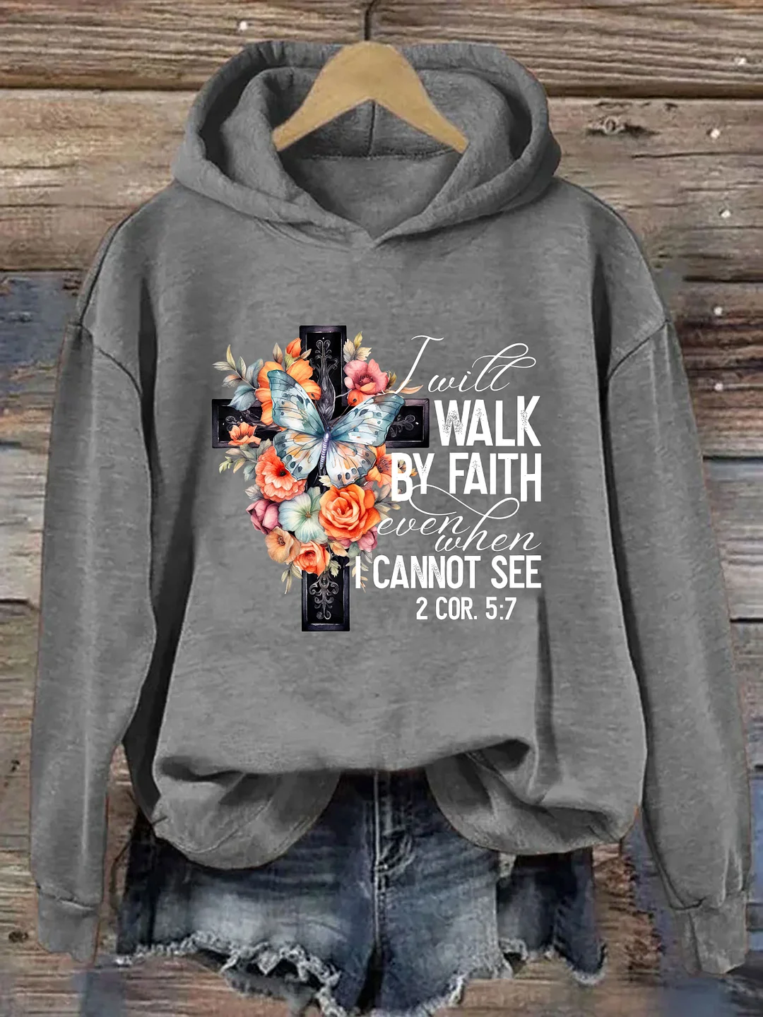 Walk by Faith Hoodie