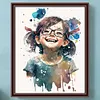 【Clearance Sale】Little Girl Wearing Glasses-Paint by Numbers Acrylic Painting 40*50CM