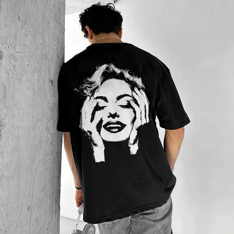 Marilyn Monroe Graphic Printed Men's T-shirt