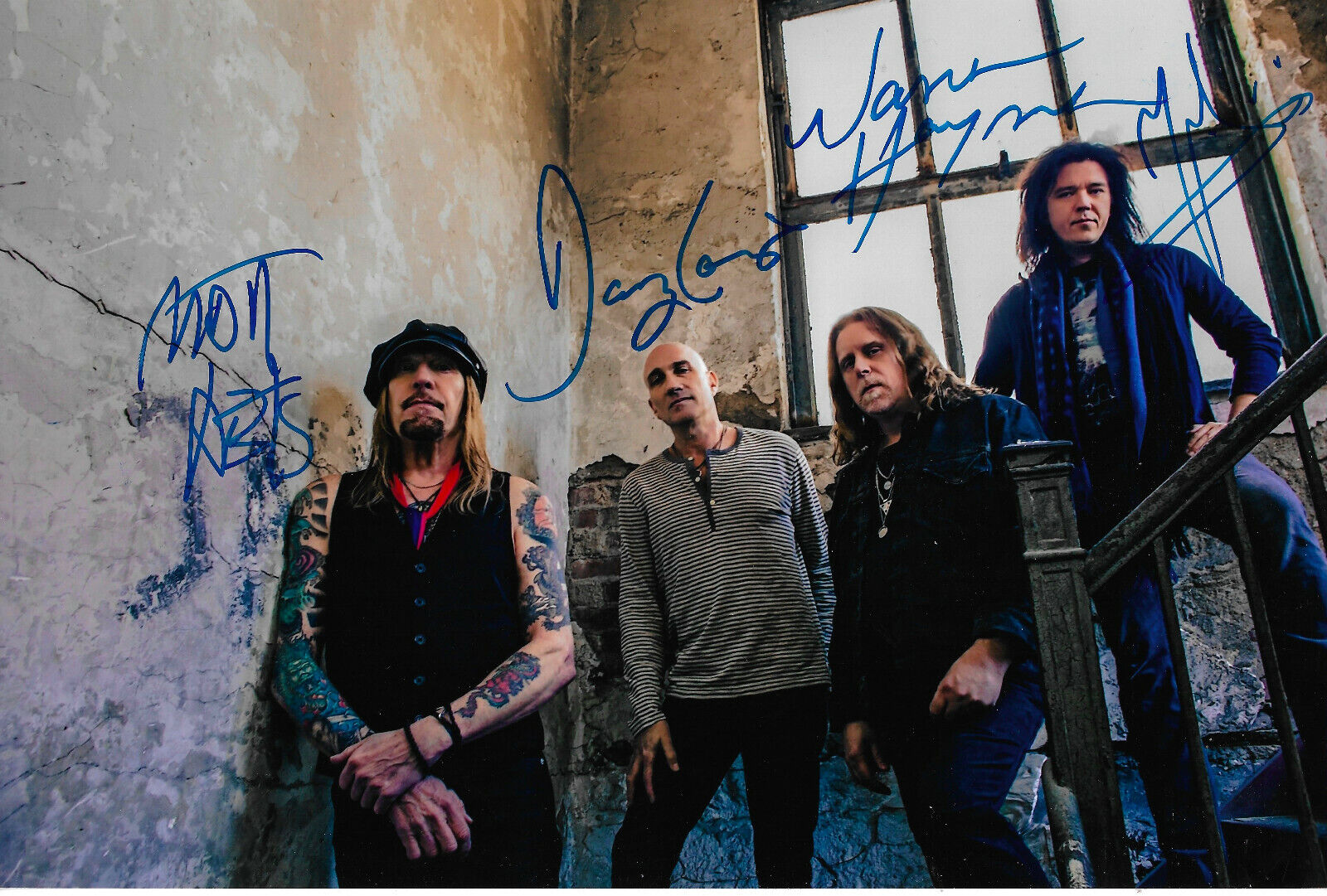 Gov`t Mule full signed 8x12 inch Photo Poster painting autographs