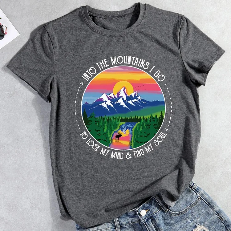 PSL Mountains Lover Hiking Tees -012158