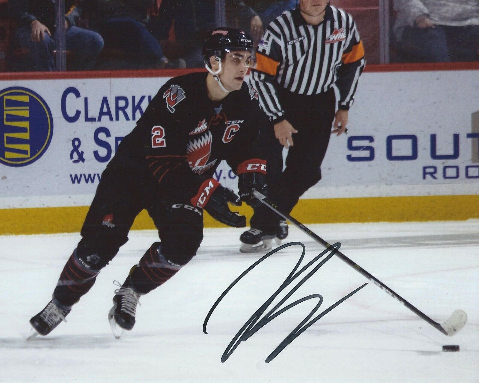 Josh Brook Signed 8x10 Photo Poster painting Moose Jaw Warriors Autographed COA