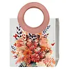 DIY 5D Diamond Art Painting Handbag with Round Handle Diamond Painting Kit Handbag Diamond Painting Bag for Women Casual Shopping Travel Daily Use