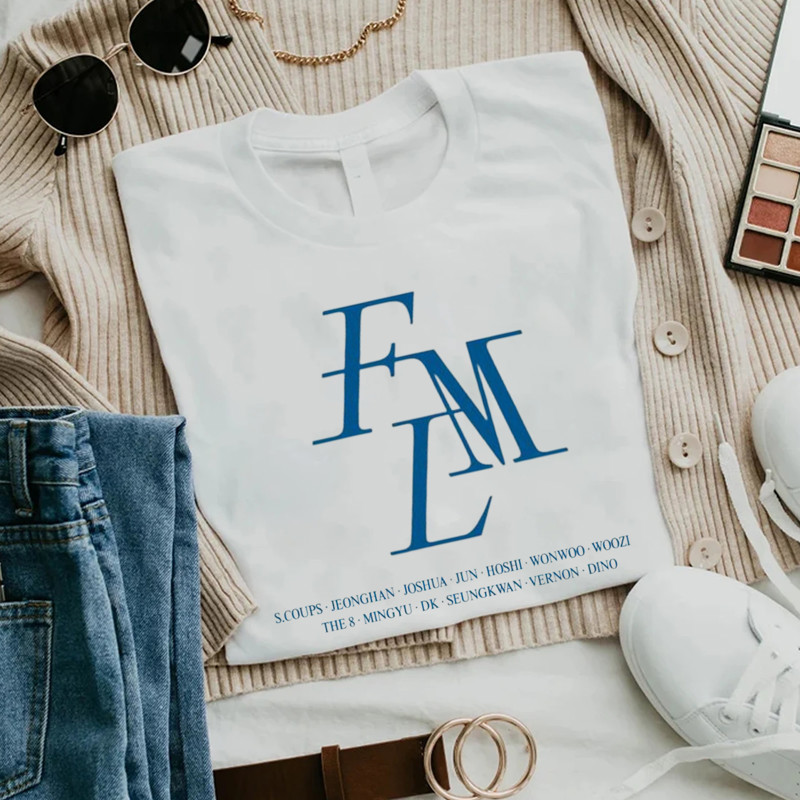 SEVENTEEN Album FML Logo Printed T-shirt officialsvtshop