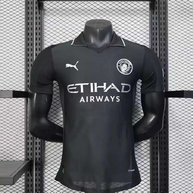 25/26 Player Manchester City Black Special Edition Soccer Jersey