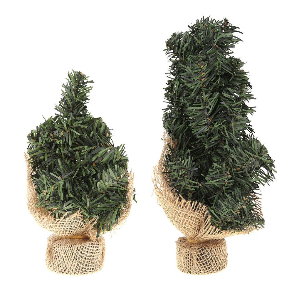 

Mini Artificial Christmas Tree Ornaments Home Xmas Holiday Party Decoration, 20cm, 501 Original
