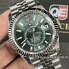 Rolex Sky-Dweller m336934-0002 Stainless steel Green Dial Jubilee Bracelet 42mm Super Clone