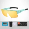 Cycling Glasses Polarized Color Changing Flip Cover Myopia Set Goggles