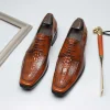 Fashion Mens Leather Derby Shoes
