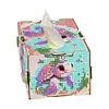Peinture au diamant boîte de mouchoirs kits décoratifs strass kit d’artisanat (tortue)