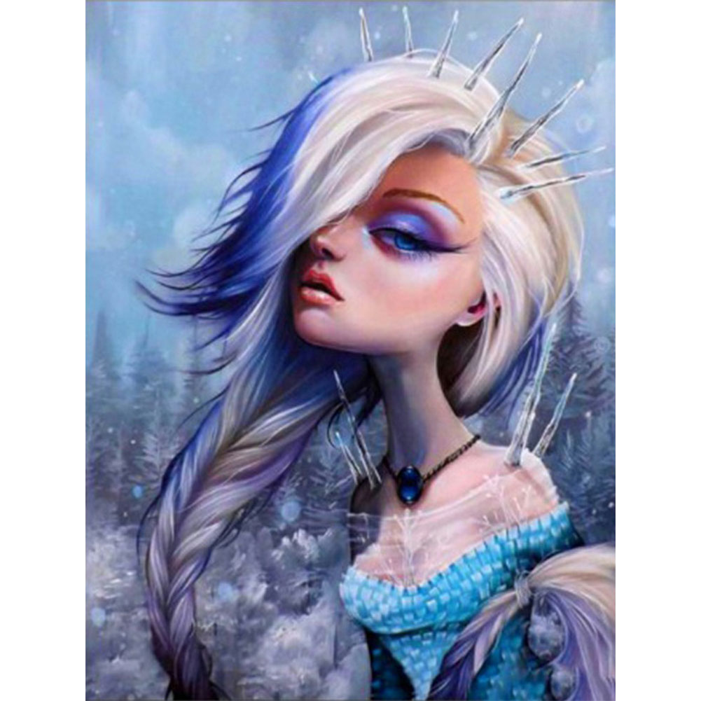 

Gothic Woman - Round Drill Diamond Painting - 40*50CM, 06, 501 Original