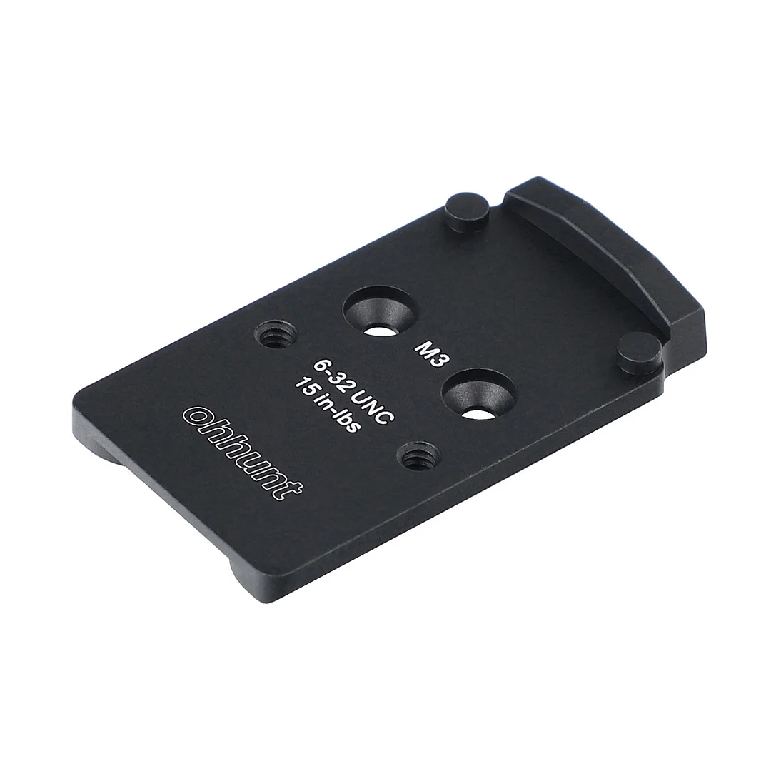 ohhunt&reg; Walther PDP 2.0 Adapter Plate Compatible with  RMR / SRO Holosun 407C 507C 508T and RD-U2 RD-U4 CNC 7075-T6