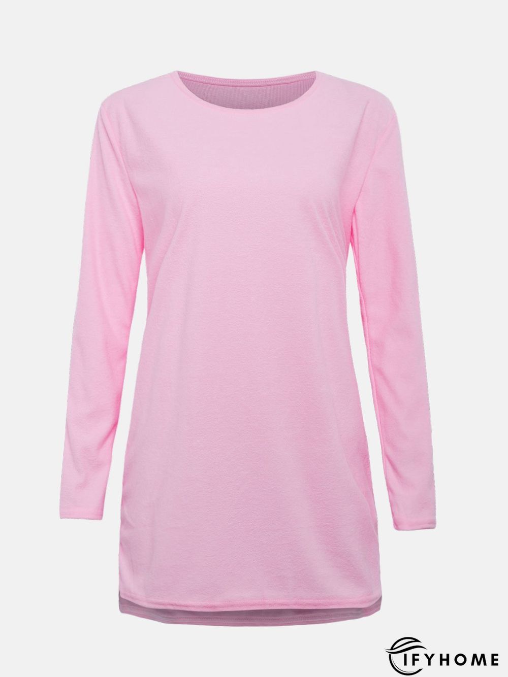 Fluffy Zipper Long Sleeve Casual H-line Sweater | IFYHOME